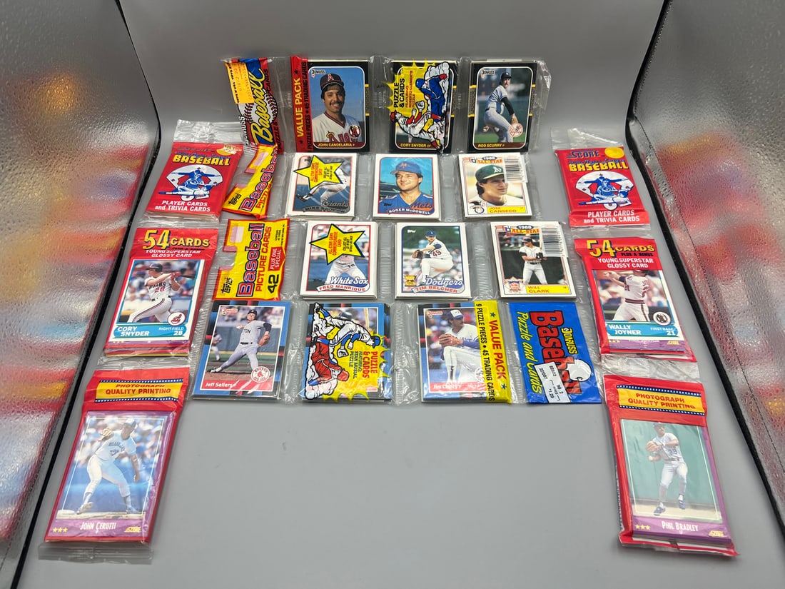 Lot of Assorted 1980s Vintage Baseball Card Rack Packs - 1987 Donruss (1 of 2)