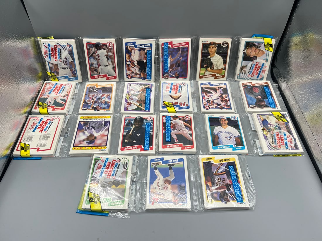 Lot of (7) 1990 Fleer Baseball Rack Packs (1 of 4)