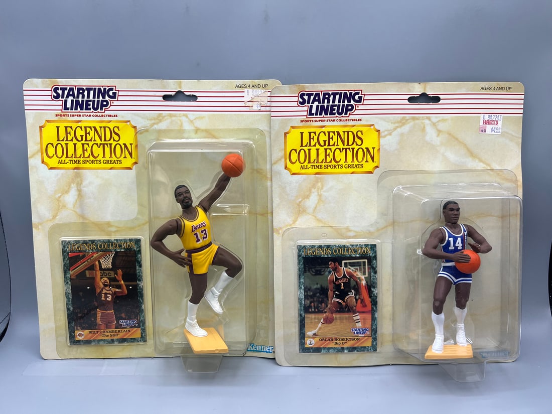 1989 Kenner Starting Lineups Legends Collection Wilt Chamberlain & Oscar Robertson (1 of 2)
