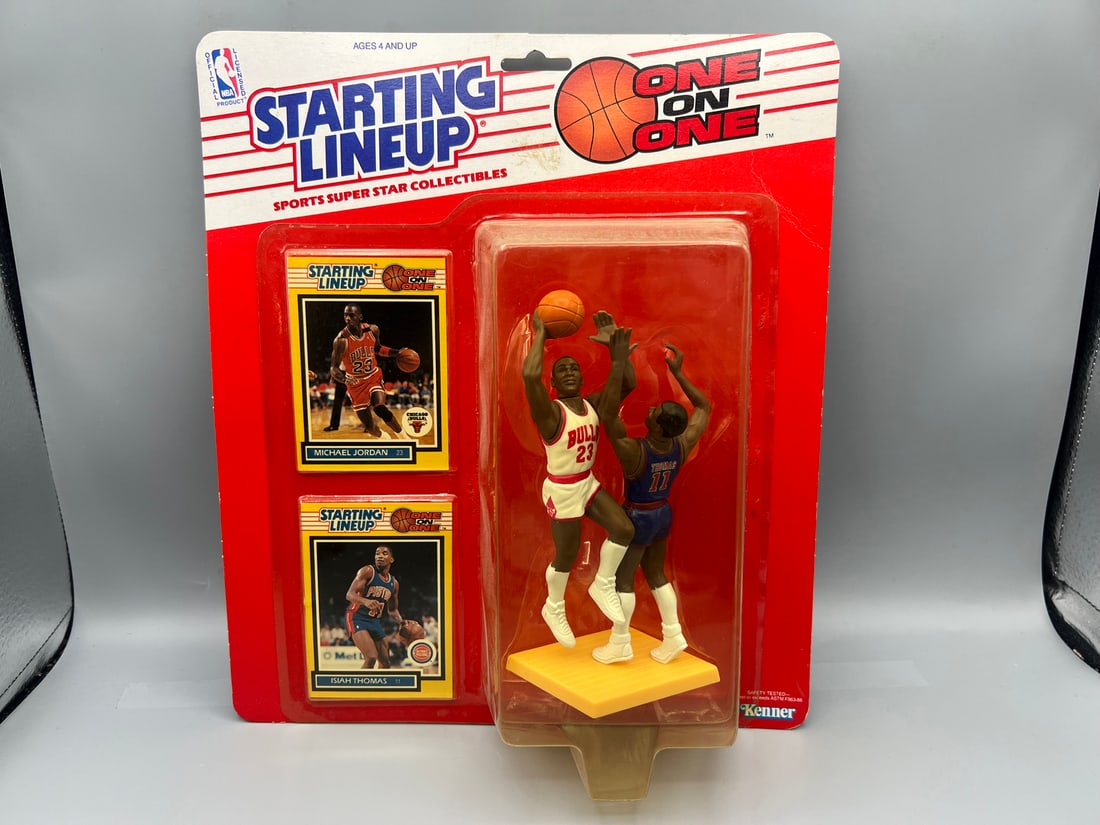 1989 Kenner Starting Lineup One on One Michael Jordan Vs. Isiah Thomas - Hard to Find Series (1 of 2)