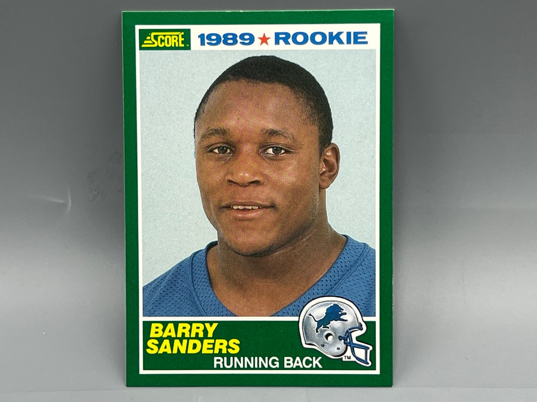 1989 Score Barry Sanders RC #257: 1989 Score Barry Sanders RC #257
