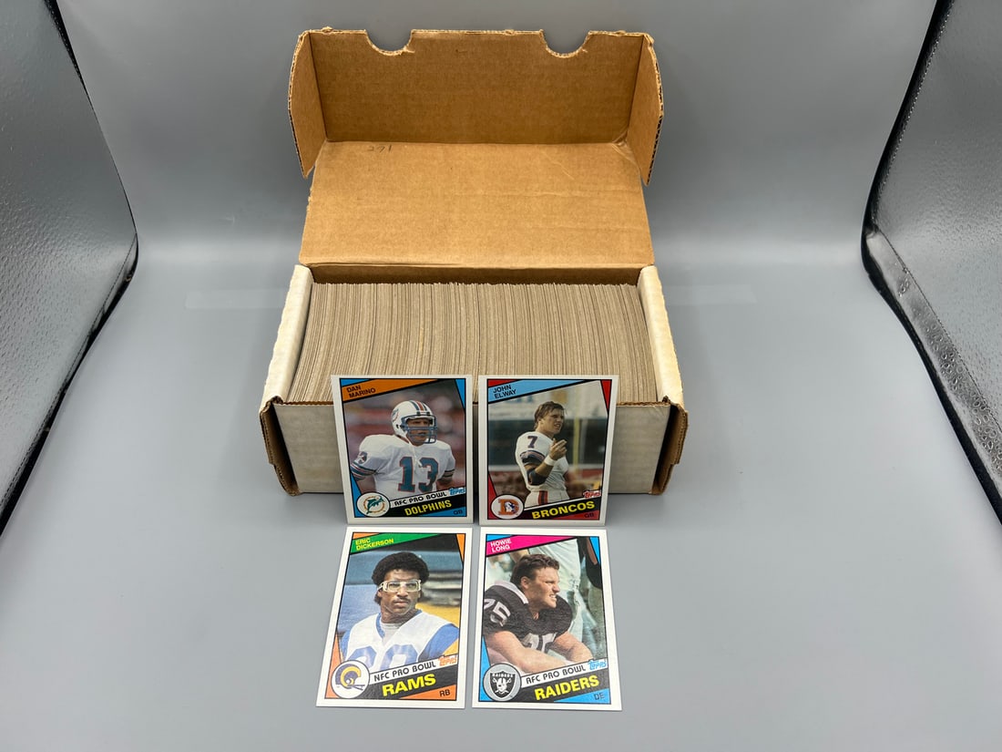 1984 Topps Football Complete Set - Dan Marino RC, John Elway RC, Eric Dickerson RC, Howie Long RC (1 of 3)