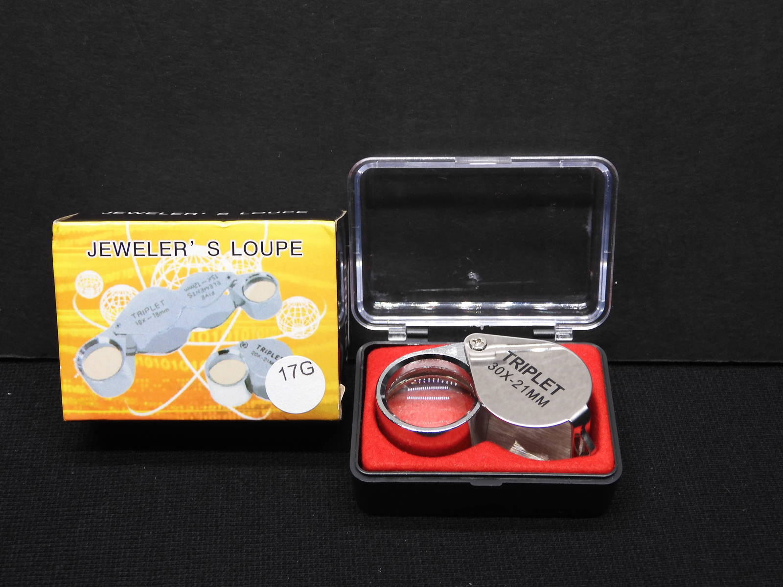 Jeweler's Loupe Triplet 30x21mm Nib Auction