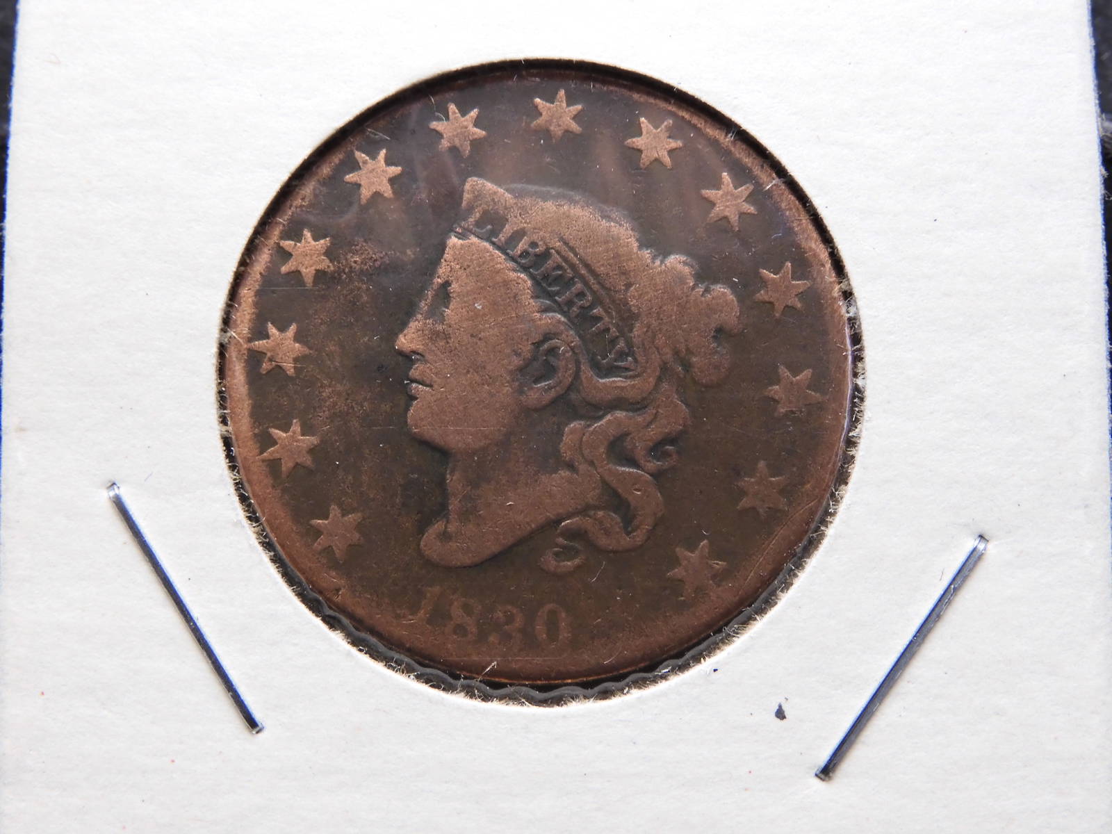 1830 Large Cent Auction
