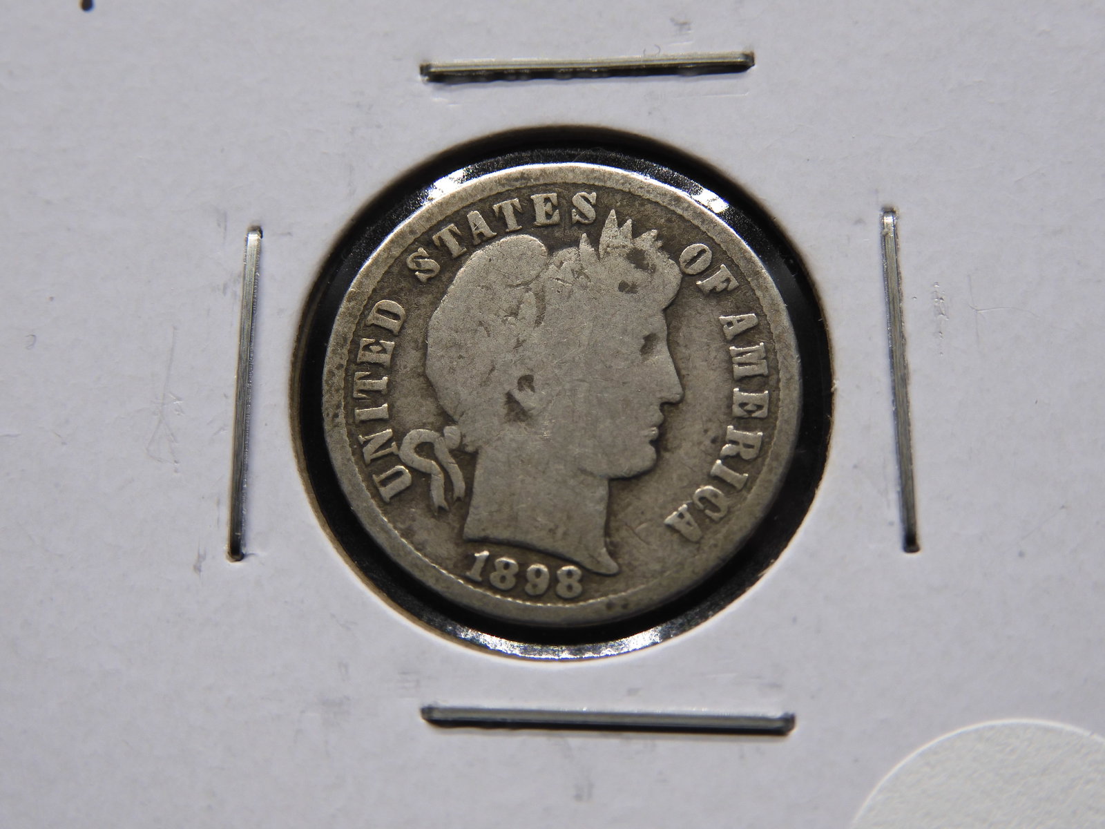 1898-O Barber Dime. 90% Silver (1 of 3)