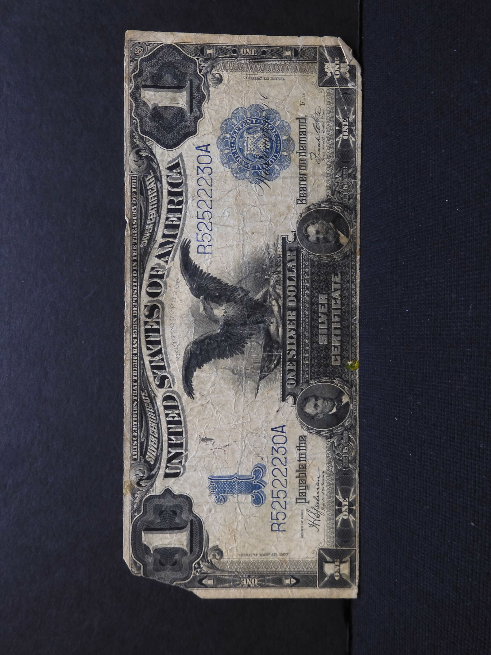 1899 Black Eagle One Dollar Silver Certificate (1 of 3)