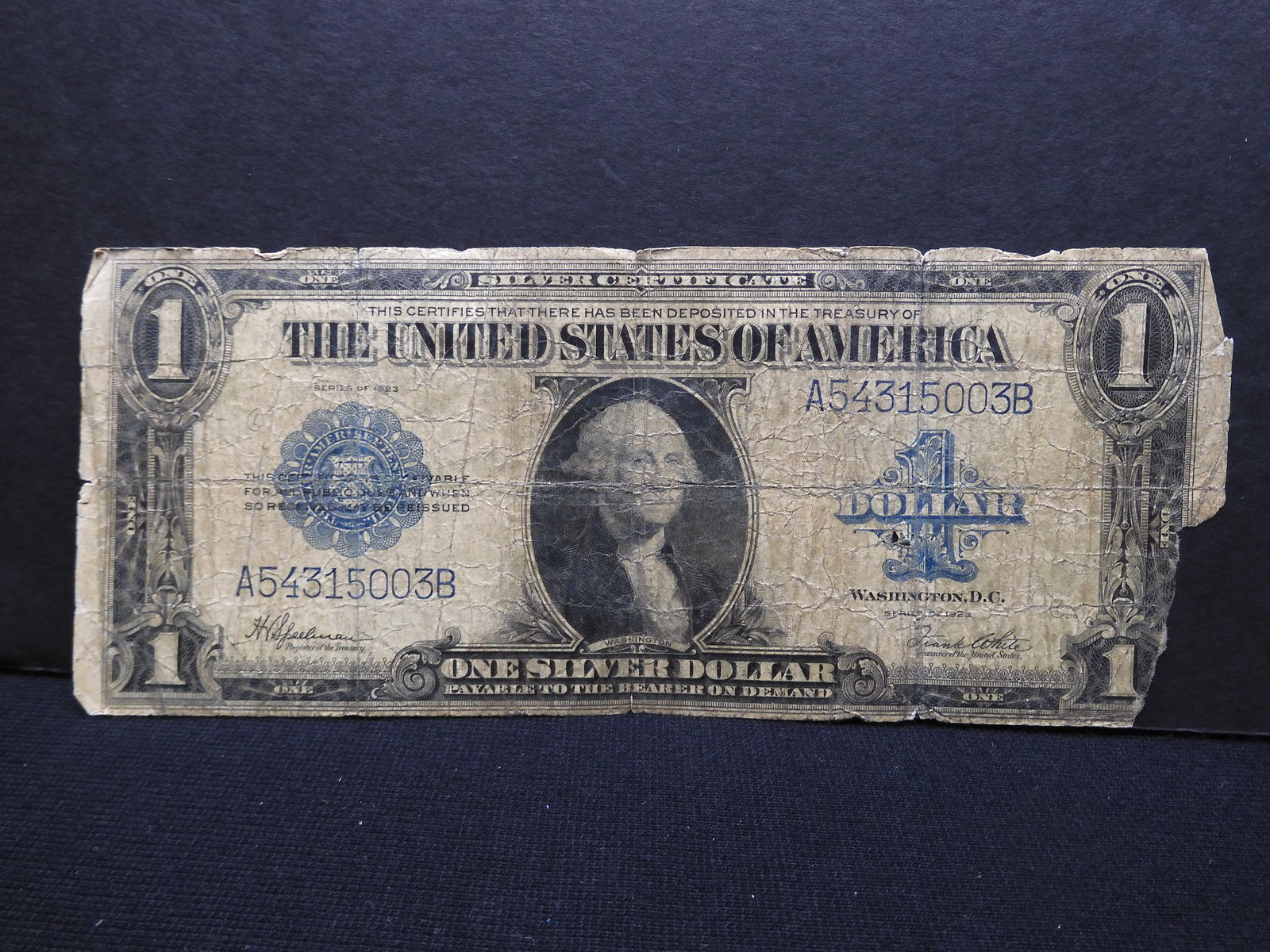 1923 One Dollar Large  Silver Certificate (1 of 3)