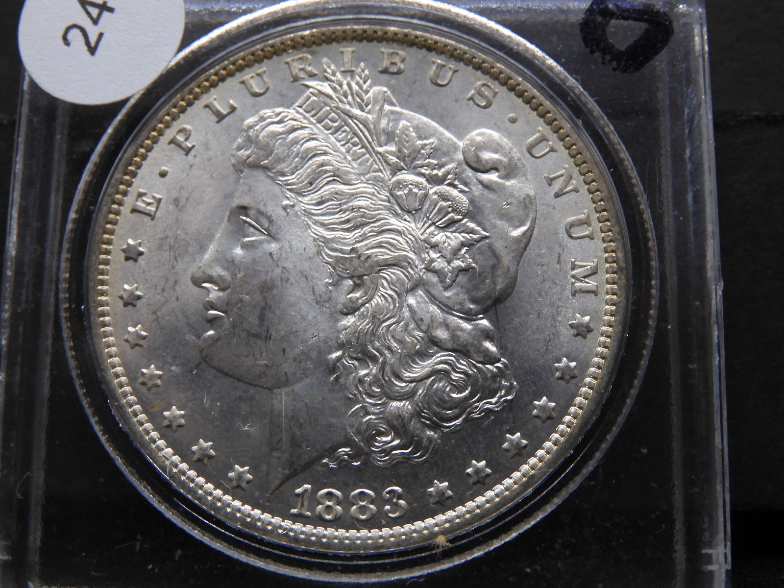 1883O Morgan silver dollar brilliant uncirculated (1 of 3)