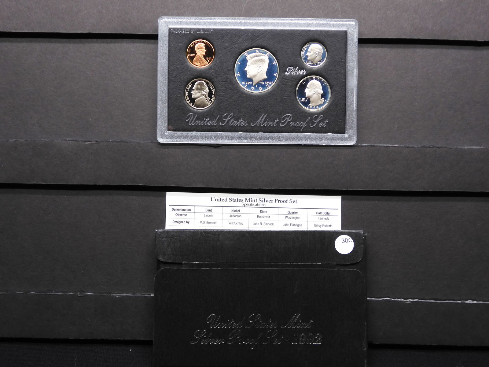 1992 US Silver Proof Set  in OGP (1 of 4)