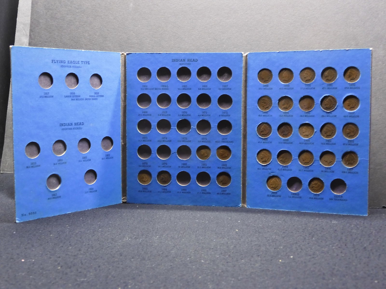 Whitman Indian Head Cent Book w/ 27 Coins (1 of 7)