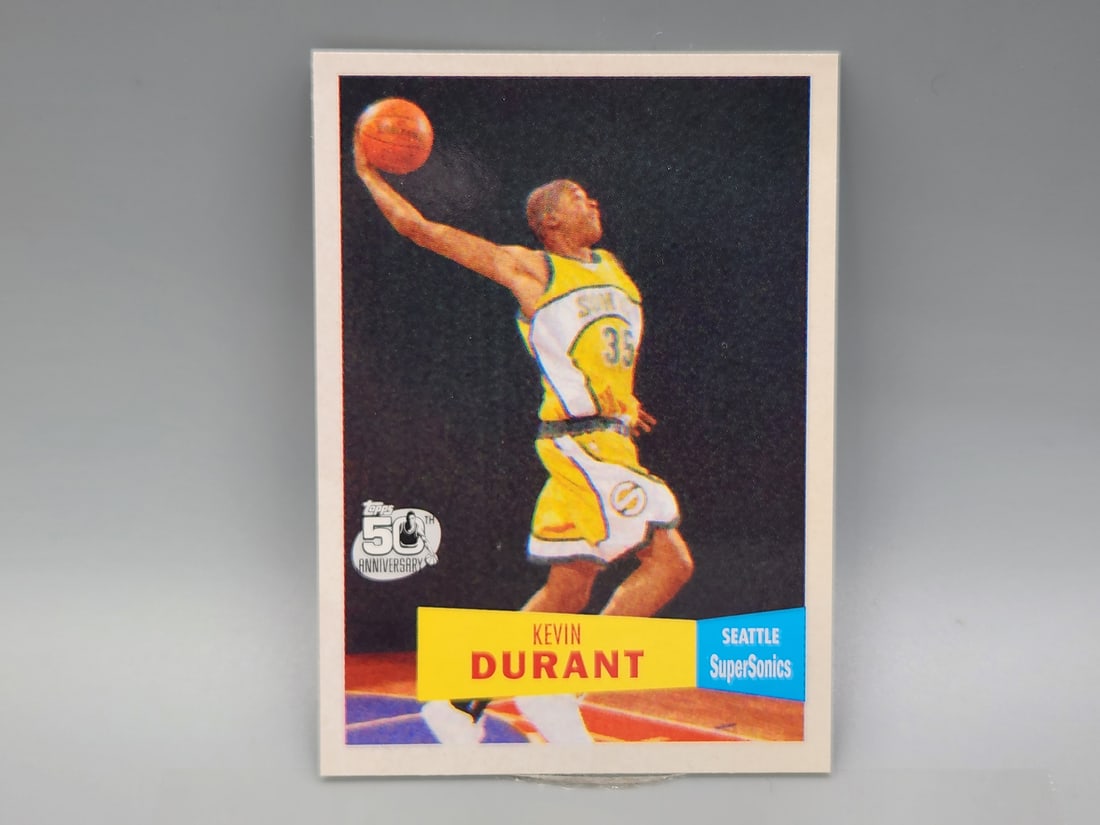 2007 Topps Kevin Durant #112 Rookie - 1957 Topps Variation: 2007 Topps Kevin Durant #112 Rookie - 1957 Topps Variation