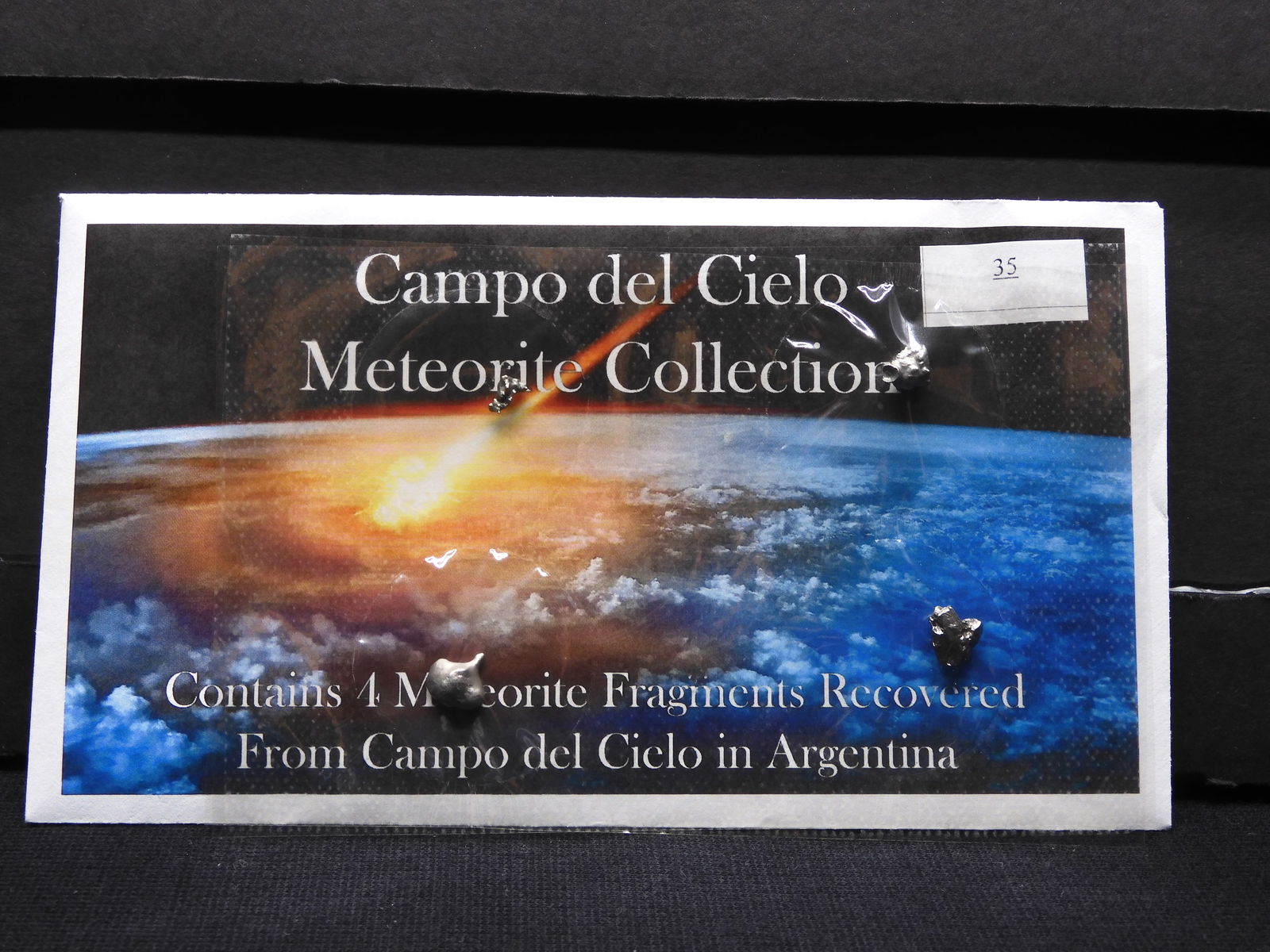 Campo del Cielo Meteorite Collection - 4 Fragments (1 of 6)