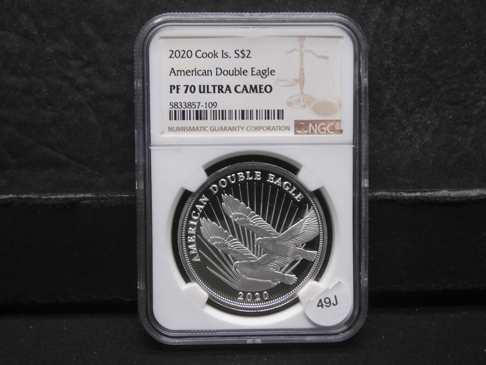 2020 Cook Island $2 - American Double Eagle - PF 70 Ultra Cameo (1 of 4)