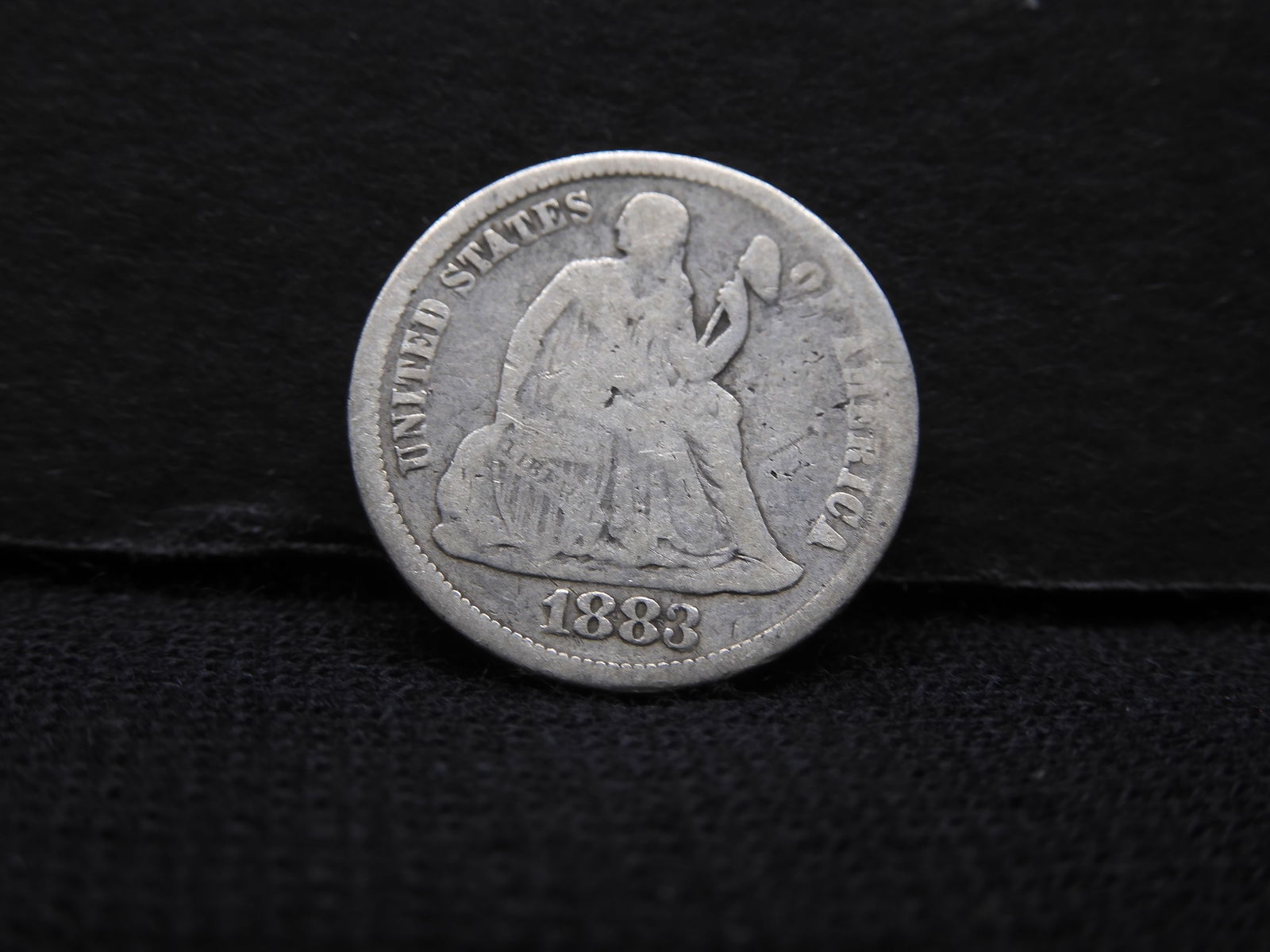 1883 Seated Liberty Dime - FULL LIBERTY (1 of 2)