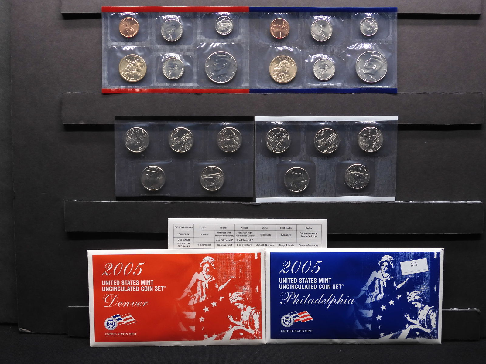 2005-P&D Uncirculated Mint Set OGP (1 of 11)