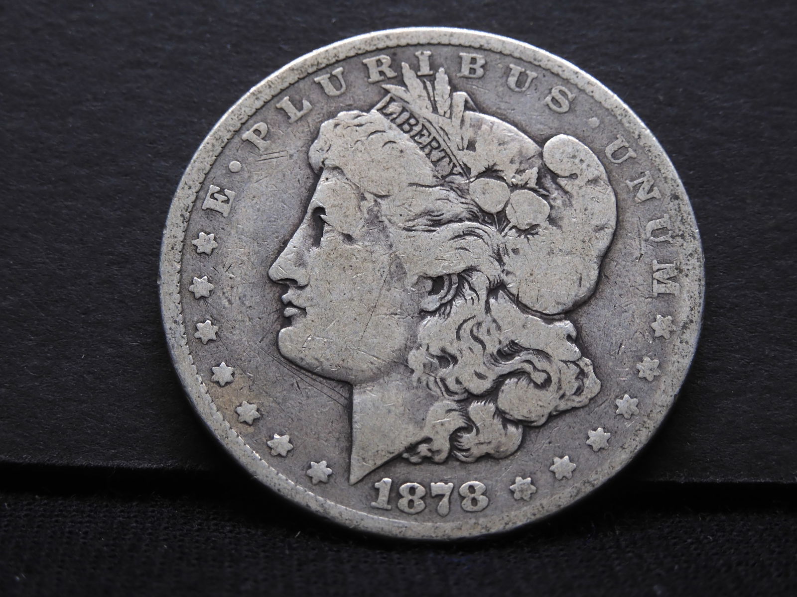 1878 7TF Morgan Silver Dollar - First Year of Issue (1 of 2)