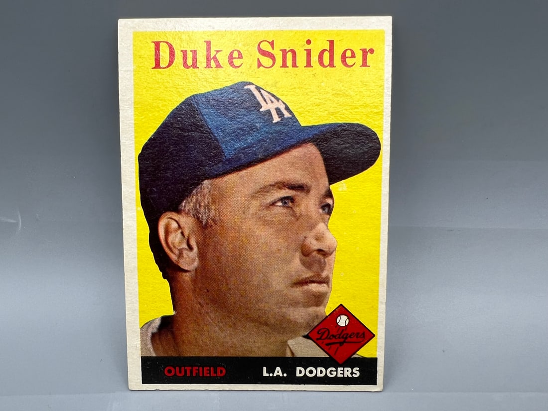 1958 Topps Duke Snider #88: 1958 Topps Duke Snider #88
