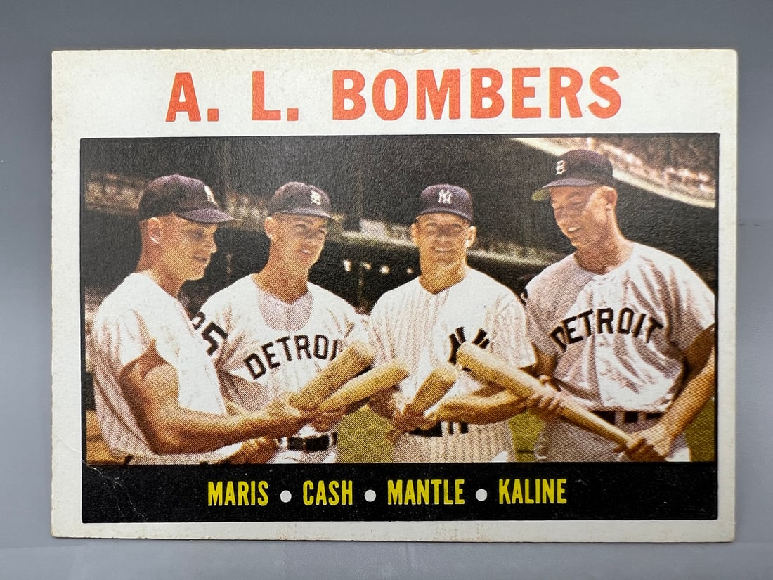 1964 Topps A.L. Bombers - Mantle/Kaline/Maris/Cash #331 (1 of 2)