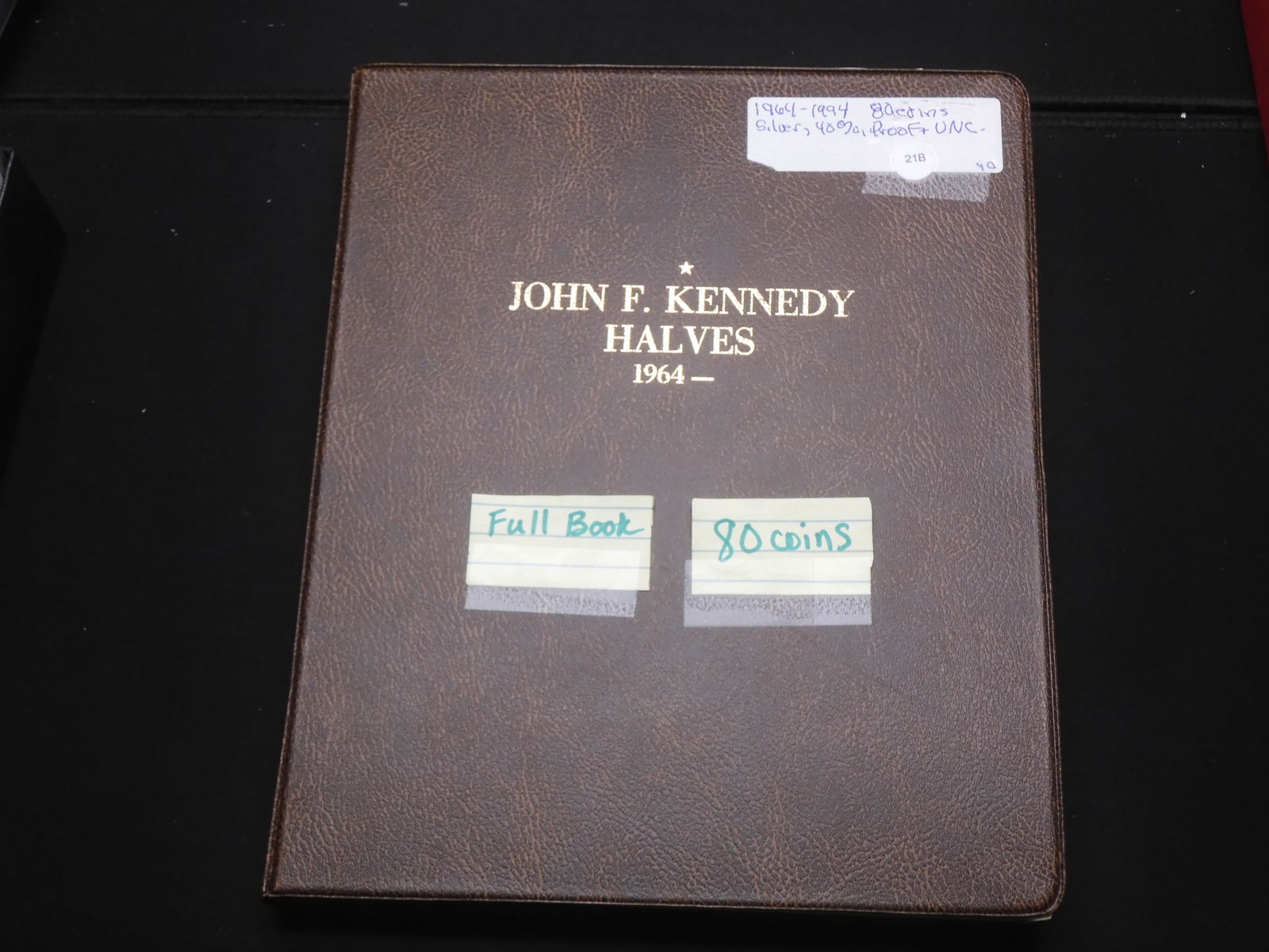 1964-1994 Uncirculated + Proof Kennedy Half Dollars 80 Coins. 2-90% Silver, 8-40% Silver (1 of 20)