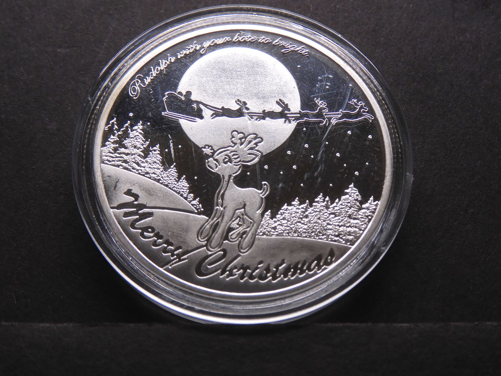 Merry Christmas Token-new, novelty, no silver (1 of 2)