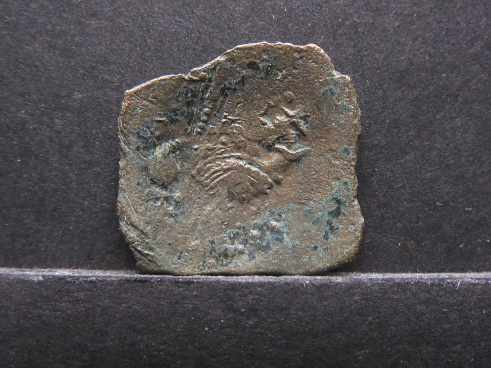 12th-14th Century-Byzantine-medieval cup coin, over 600 years old!: 12th-14th Century-Byzantine-medieval cup coin, over 600 years old!