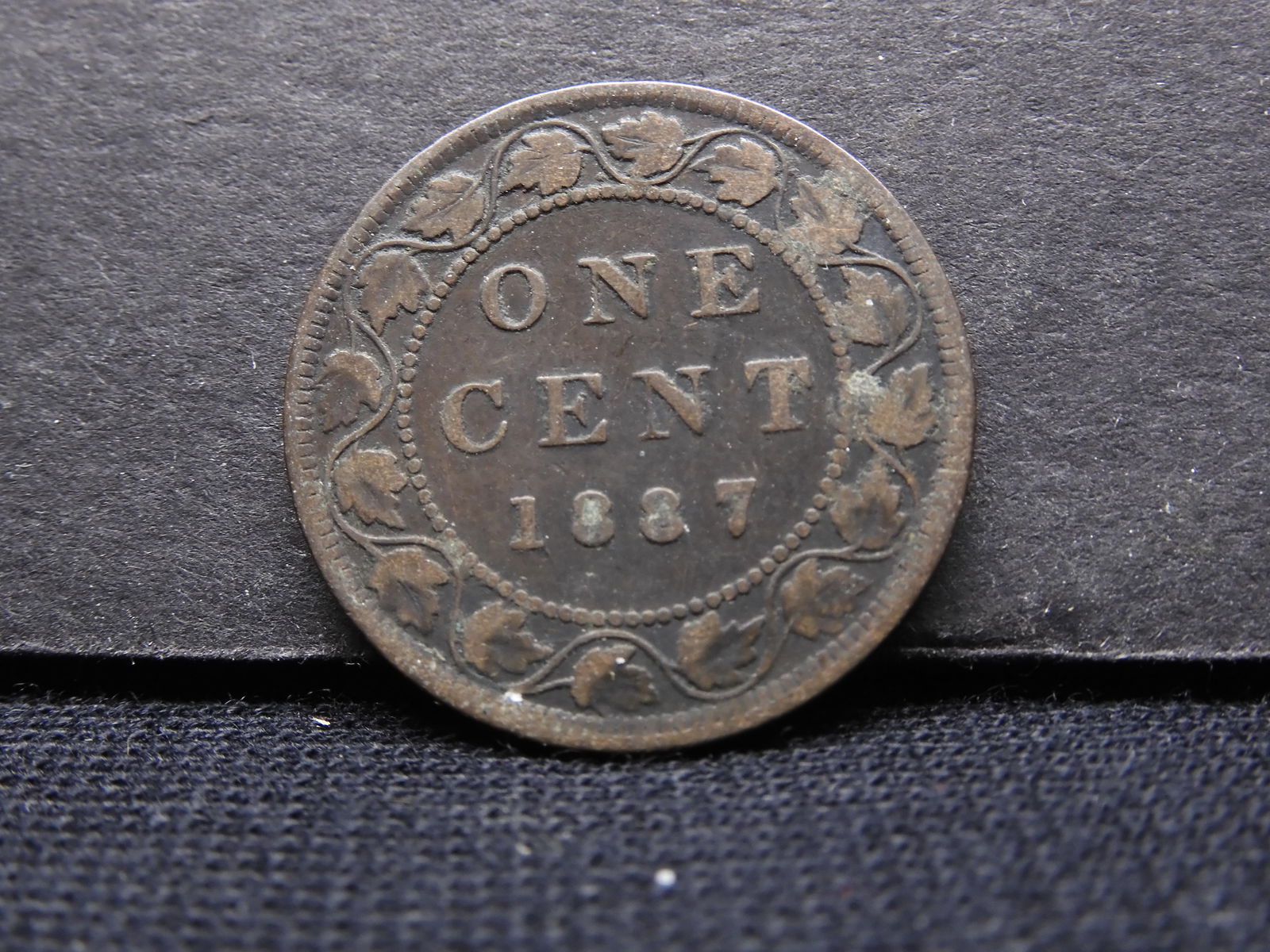 1887 Canada Large Cent.  Nice VF. (1 of 2)