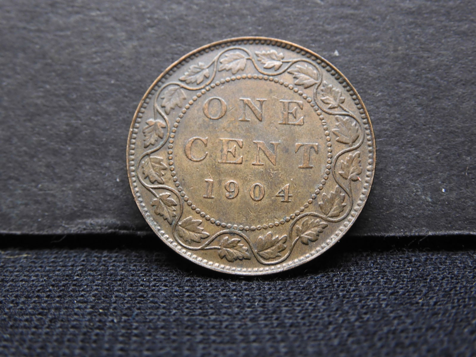 1904 Canada Large Cent.  Nice XF. (1 of 2)