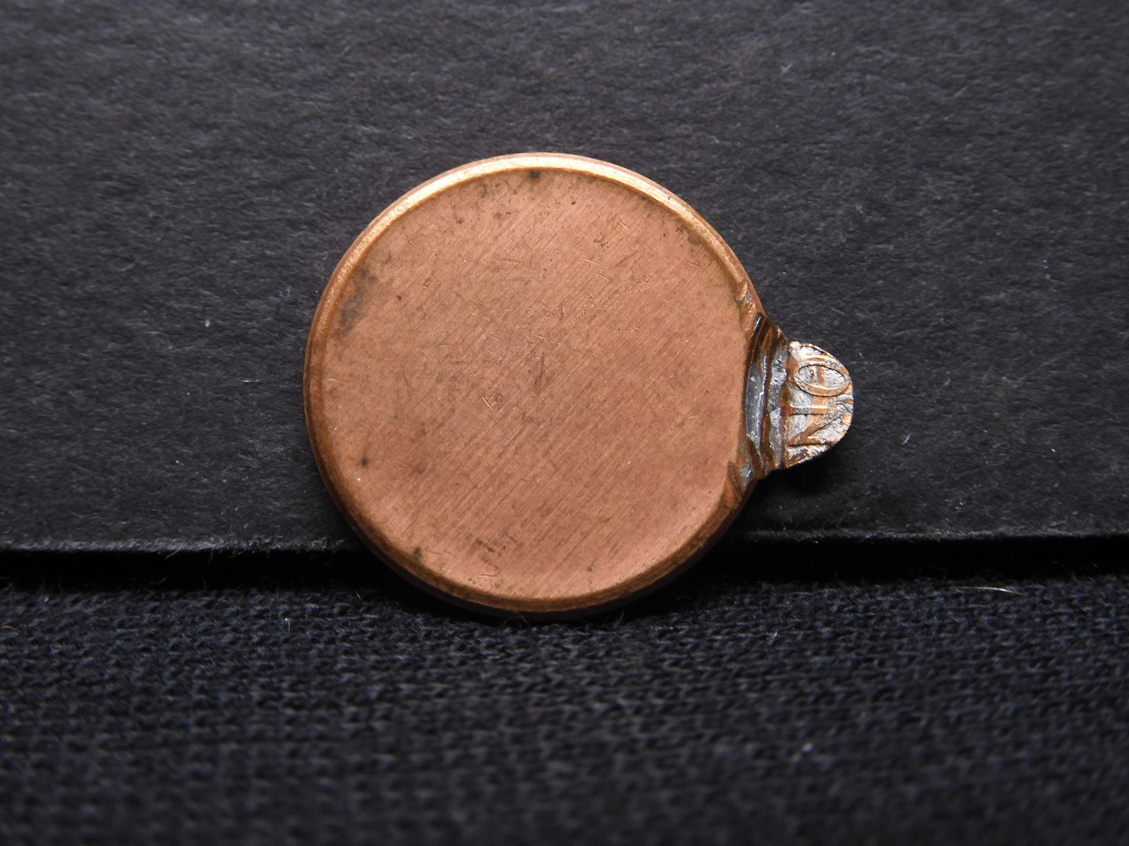 ERROR - Extremely Off-center Struck Lincoln Memorial Cent (1 of 2)