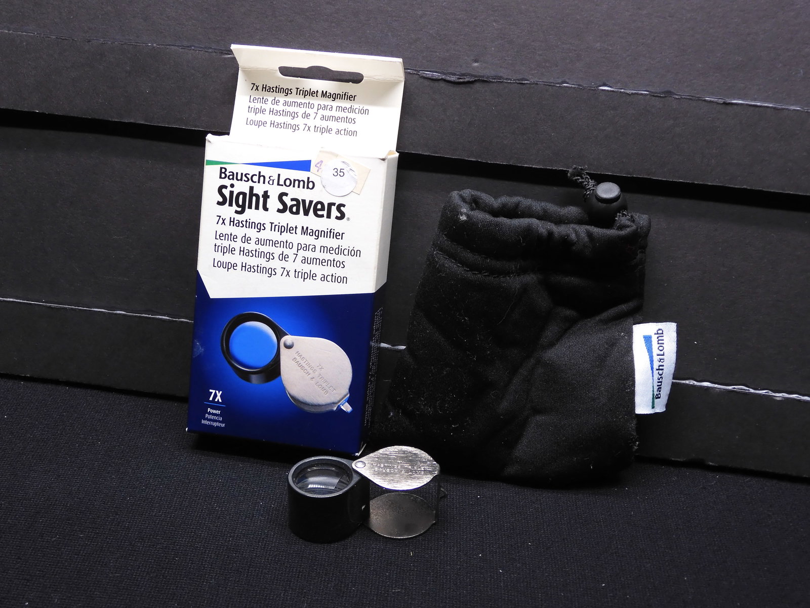 Bausch & Lomb 7 X Hastings Triplet Magnifier. Brand new in box. Originally $48.85: Bausch & Lomb 7 X Hastings Triplet Magnifier. Brand new in box. Originally $48.85