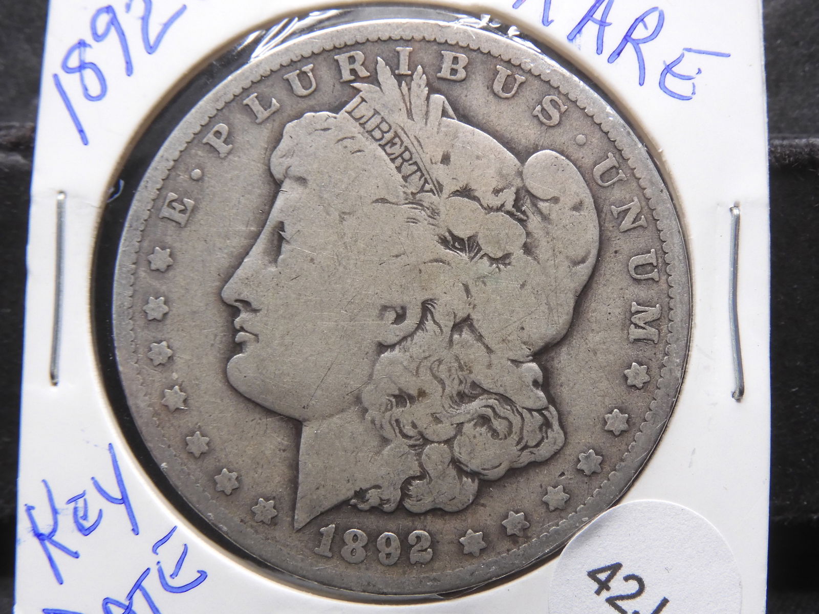 1892O Morgan Dollar - 90% Silver - Rare Semi Key Date Coin (1 of 3)