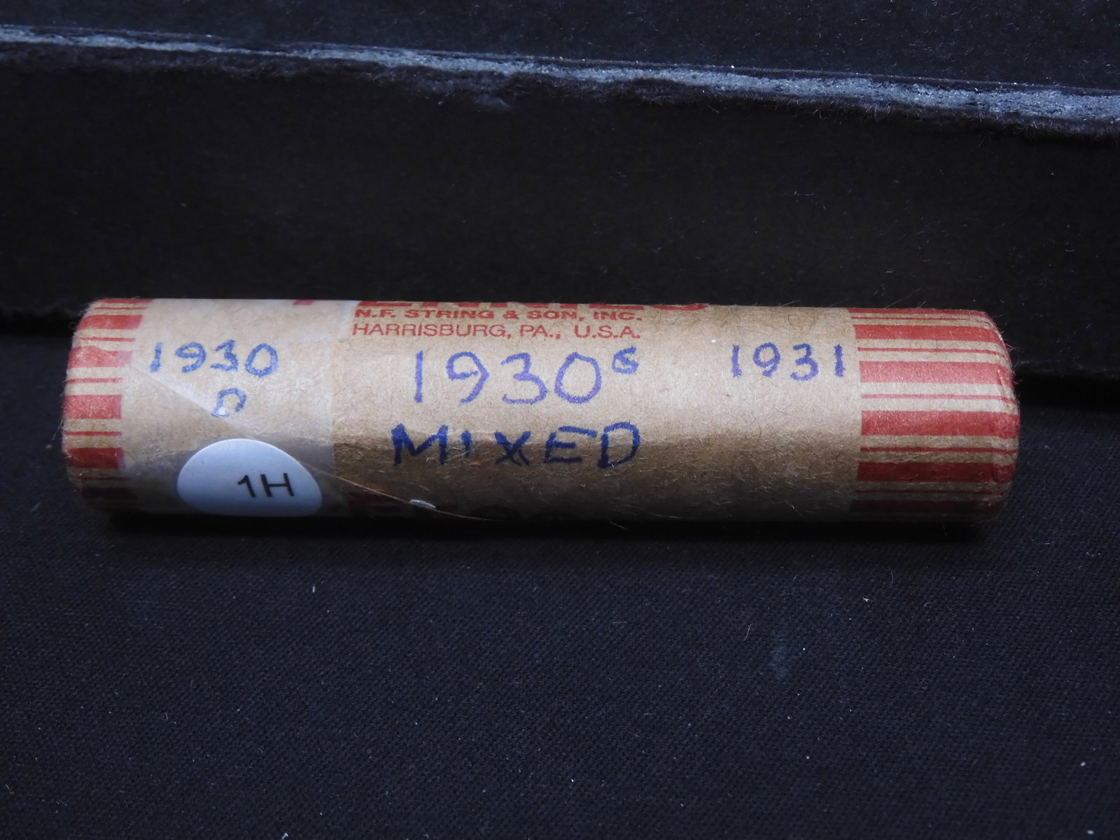 Roll of 1930's Mixed Wheat cents w/ends of 1930 D & 1931 P: Roll of 1930's Mixed Wheat cents w/ends of 1930 D & 1931 P