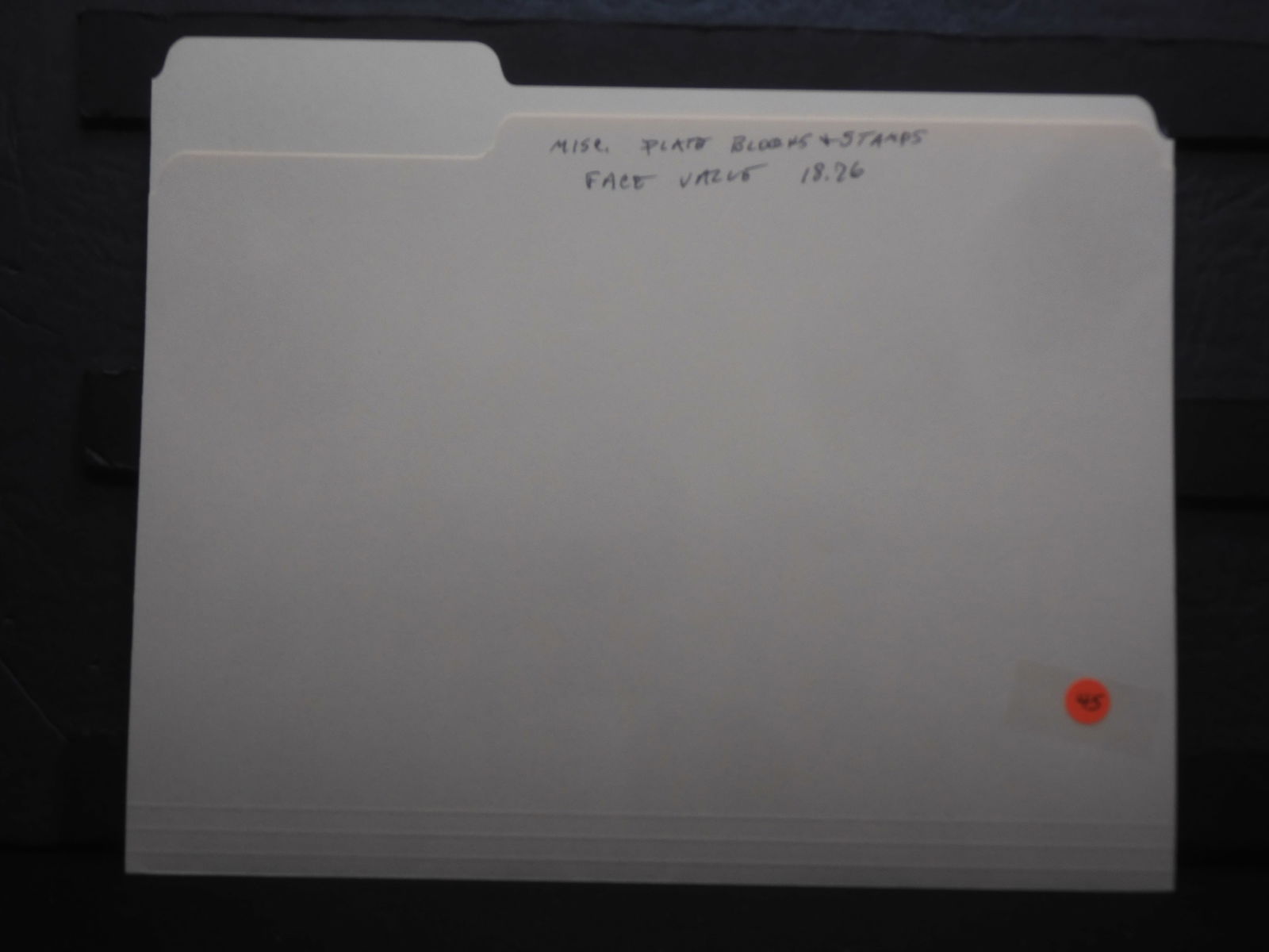 Misc. Plate Blocks face value $18.76 (1 of 9)