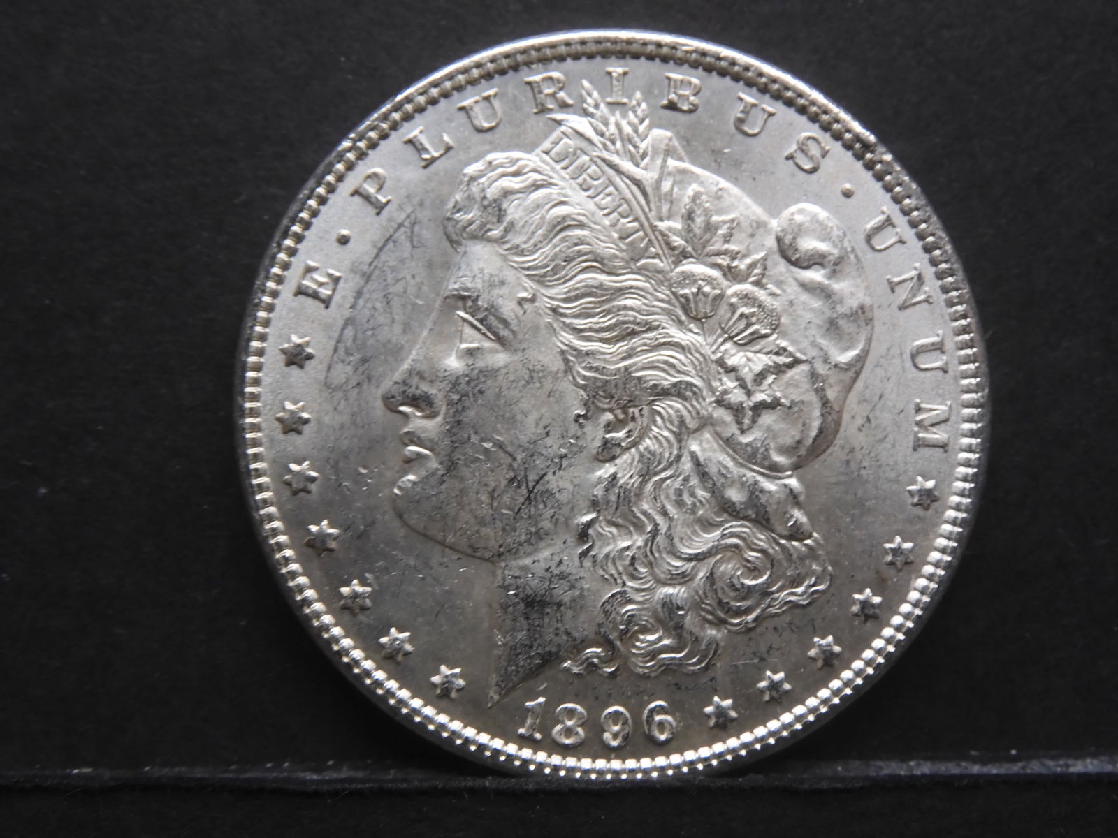 1896 Morgan Silver Dollar BU (1 of 3)