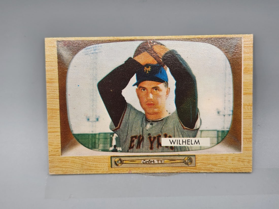 1955 Bowman Hoyt Wilhelm #1 HOF (1 of 2)