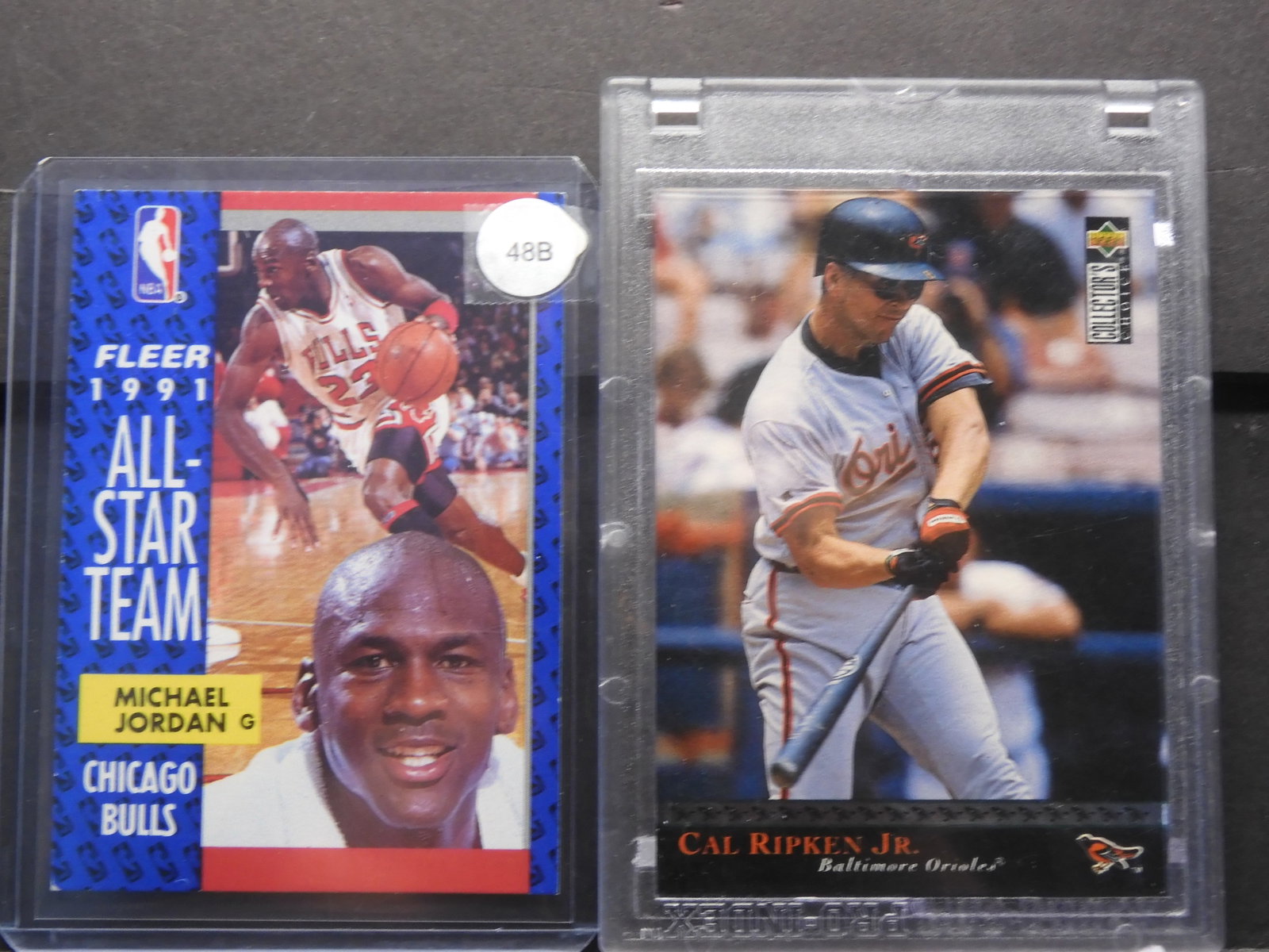 Michael Jordan + Cal Ripken Cards: Michael Jordan + Cal Ripken Cards