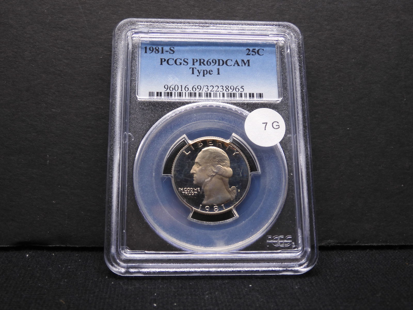 1981-S Washington 25c. PCGS PR69DCAM. Type 1. (1 of 4)