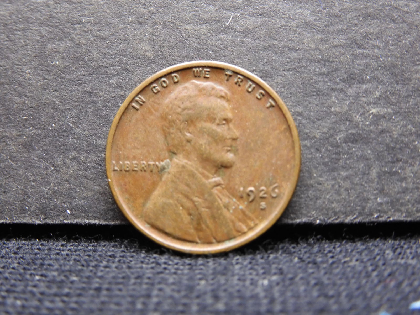 1926-S Semi-Key Date Lincoln Head Wheat Cent. (1 of 2)