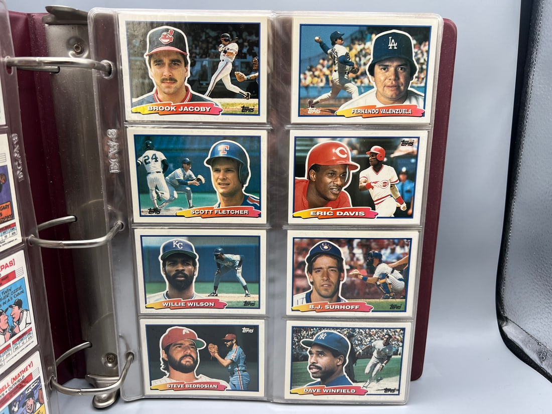 1988 Topps Big Baseball Complete Set In Binder - Set Has Many Stars (1 of 8)