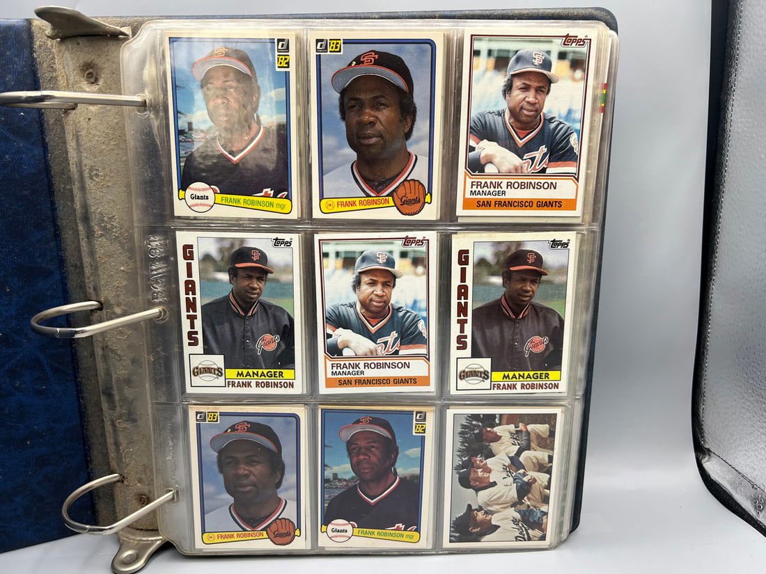 Binder of Assorted Sports Cards W/ Stars & Some Vintage - Varying Conditions - Frank Robinson, Wayne (1 of 10)
