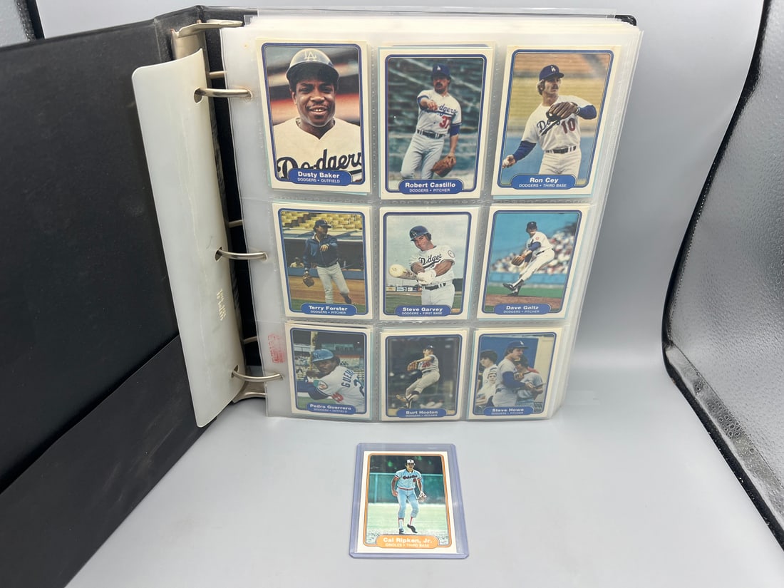1982 Fleer Baseball Complete Set In Binder - Cal Ripken Jr. RC (1 of 3)