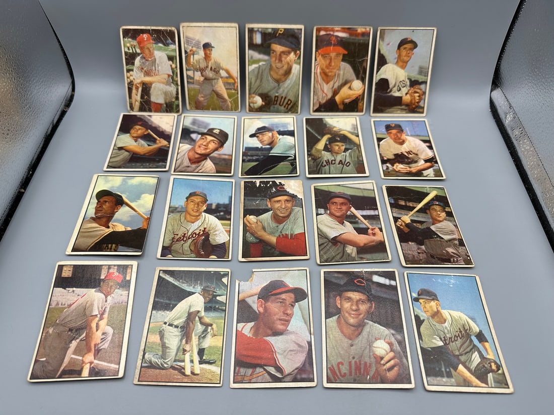 1953 Bowman Color Baseball Lot of 20 - Varying Conditions but mostly lower grade condition: 1953 Bowman Color Baseball Lot of 20 - Varying Conditions but mostly lower grade condition