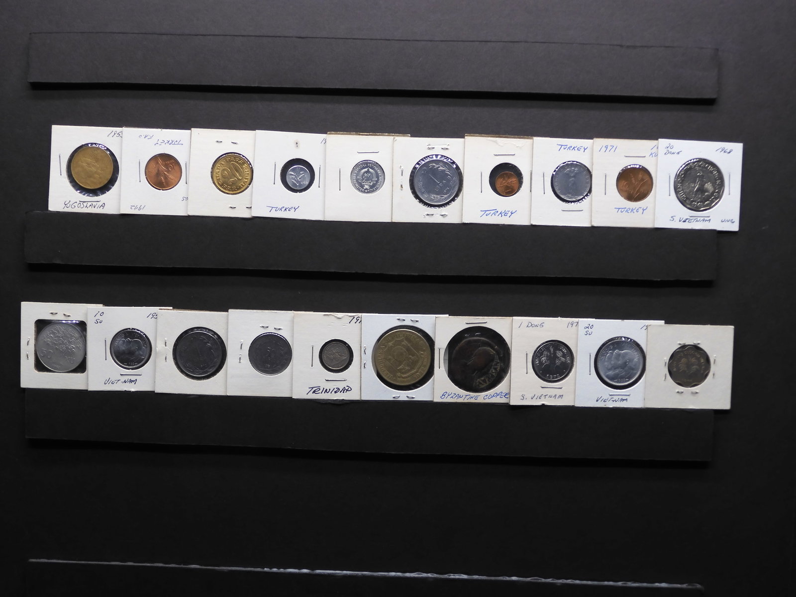 World Coins - Trinidad, Turkey, Vietnam, Yugoslavia - Most are Identified and Dated - 20 Coins: World Coins - Trinidad, Turkey, Vietnam, Yugoslavia - Most are Identified and Dated - 20 Coins