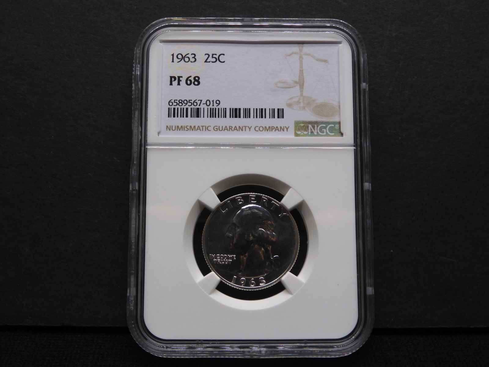 1963 Washington Quarter - NGC PF68 - GEM PROOF (1 of 4)