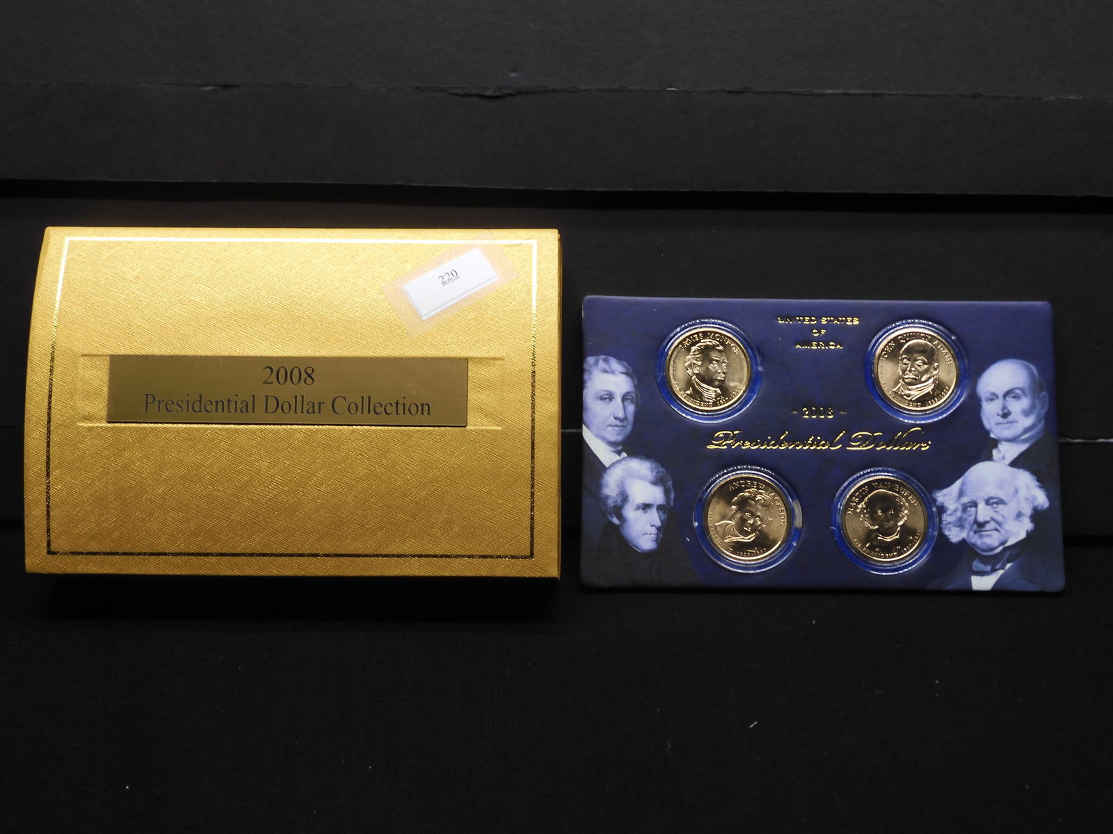 2008 Presidential Dollar Set w/ Case - 4 Coins (1 of 3)