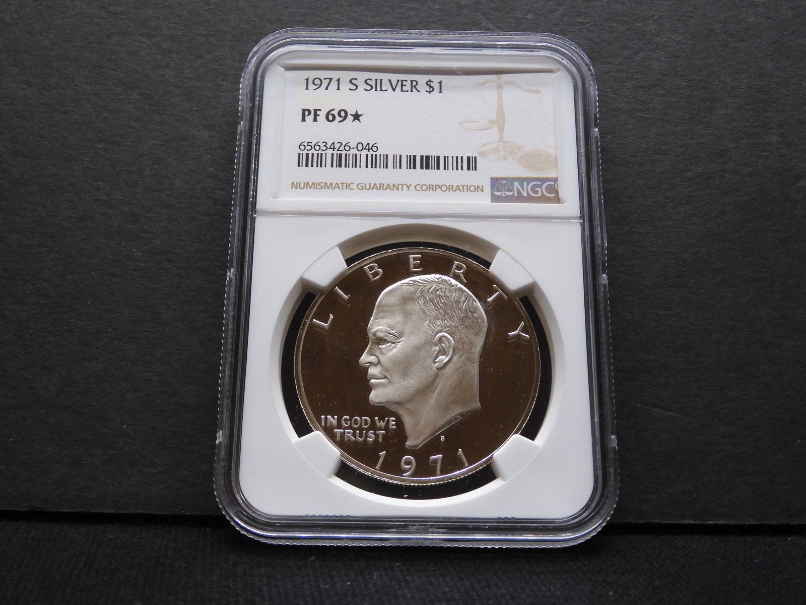 1971-S Eisenhower Silver Dollar - NGC PF69* - Beautiful! (1 of 4)