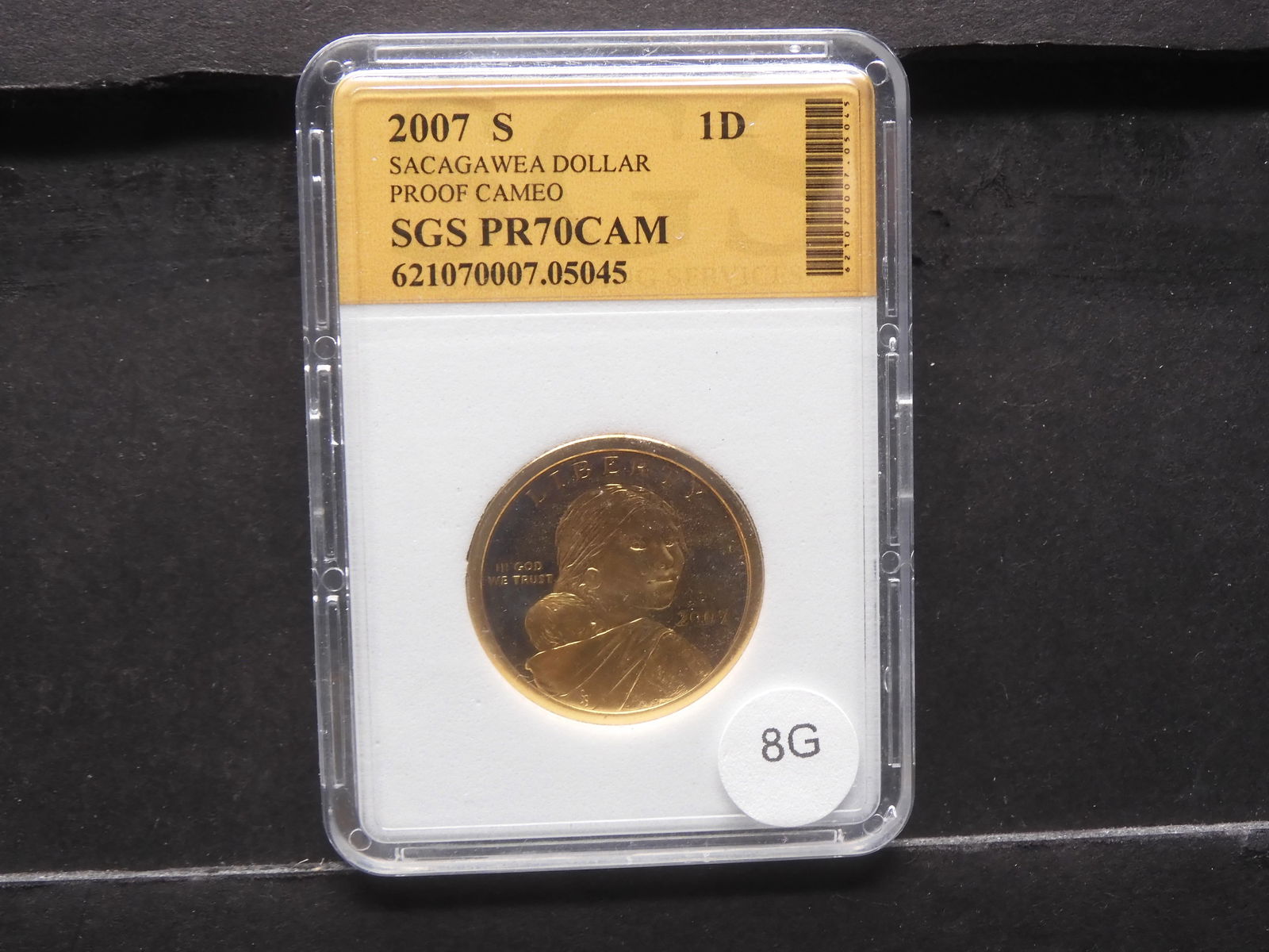 2007-S Sacagawea Dollar, PROOF Cameo (1 of 4)
