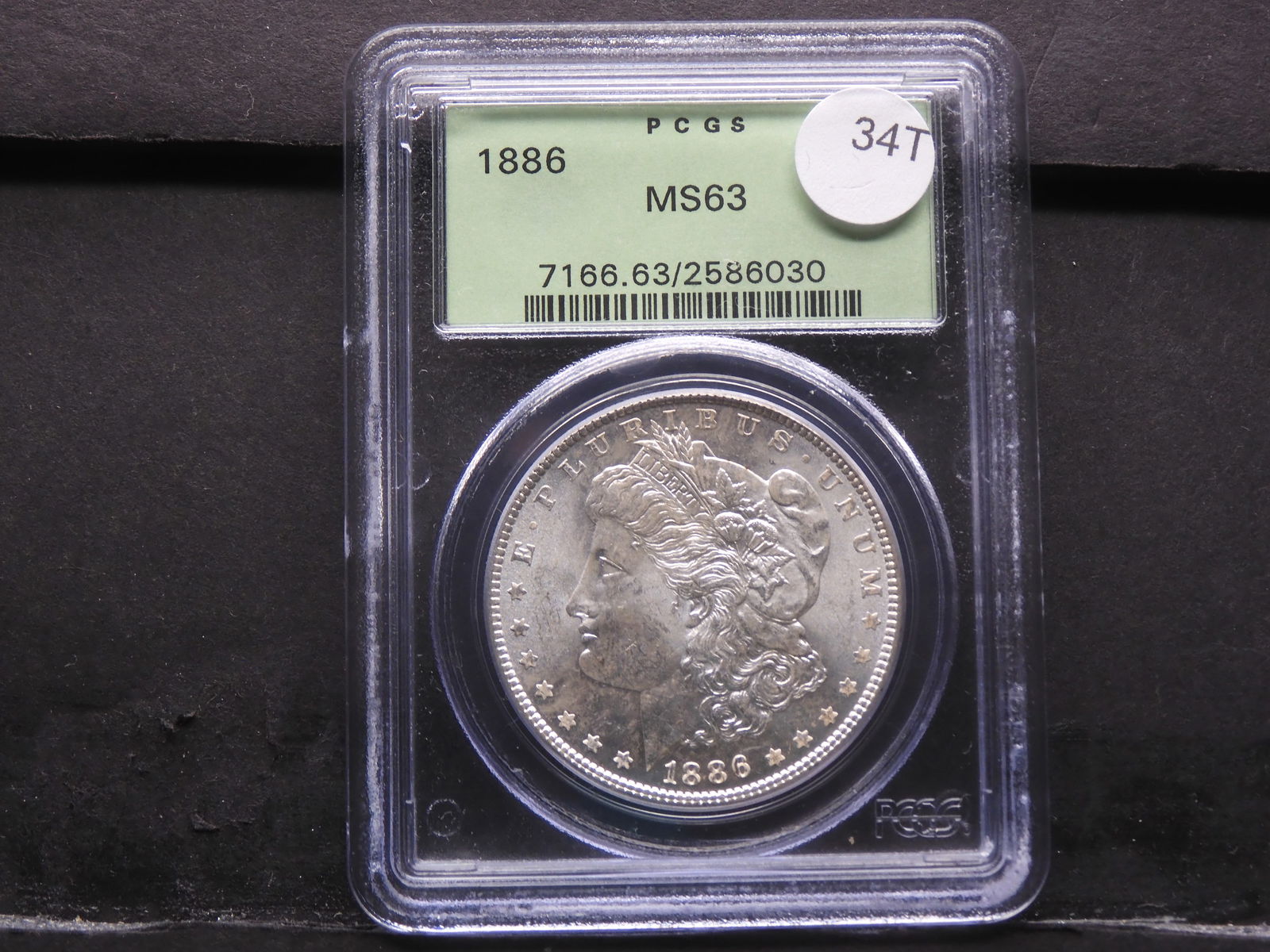 1886 Morgan Dollar    PCGS  MS63 (1 of 5)