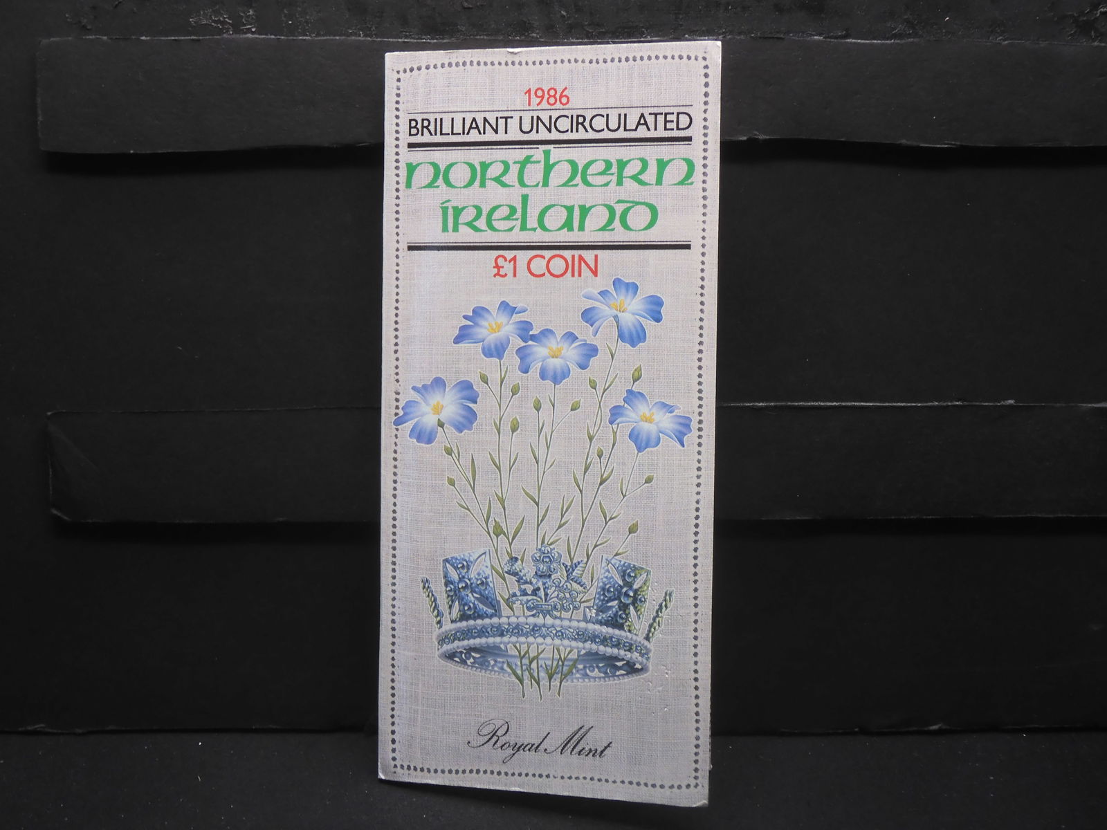 1986 Uncirculated British Pound Irish Coin BU (1 of 5)