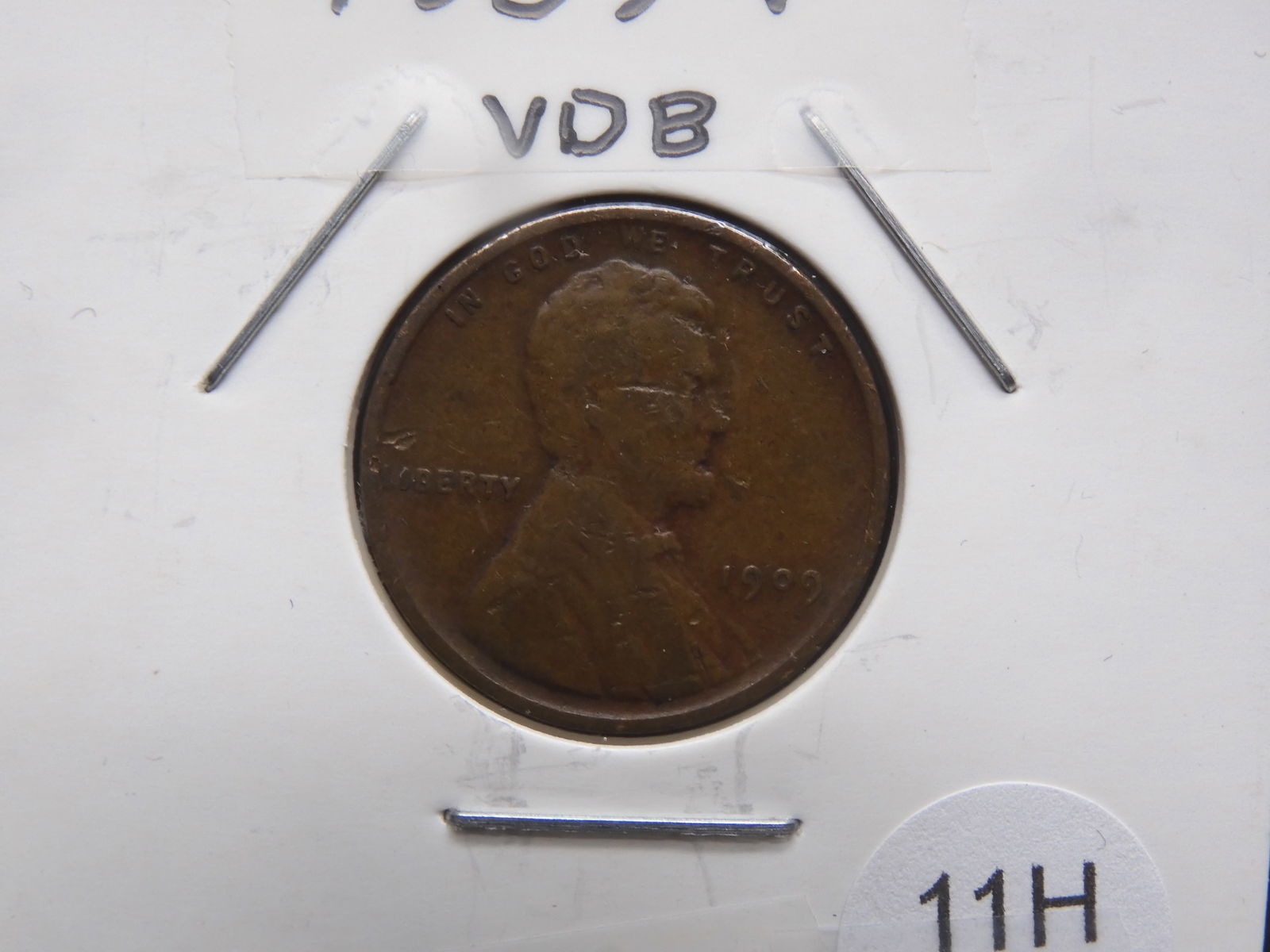 1909 VDB Lincoln Wheat Cent - VF (1 of 3)