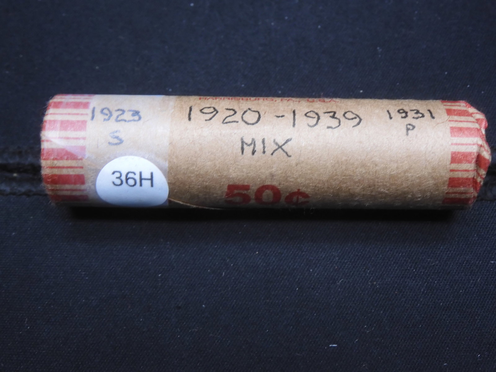 roll of 1920 to 1939 Lincoln Wheat mix w/ends of 1923 S & 1931 P: roll of 1920 to 1939 Lincoln Wheat mix w/ends of 1923 S & 1931 P